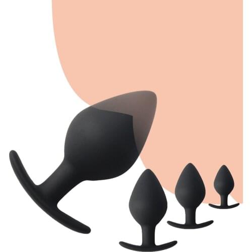 S/M/L Size Silicone Anal Plug Butt Plug Sex Toys for Women Female Masturbate Fake Dildo Anal Male Prostate Massager Gay Sex Toys