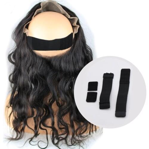 Adjustable Wig Straps Wig Accessories Adjustable Elastic Band Thicked Wig Making Tools Black 25Mm 35Mm Width Wig Elastic Band