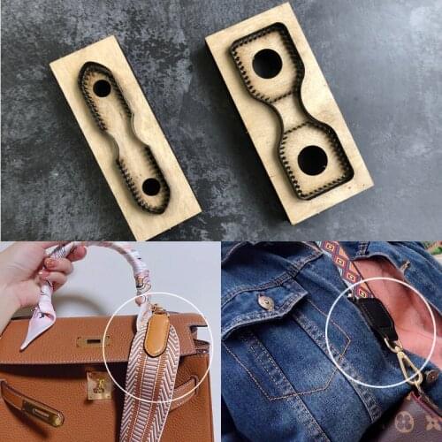 Strap Head Knife Mold Leather Accessories Japanese Knife Material With Webbing Leather Die Cutting