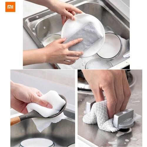 1pcs Xiaomi Youpin Decontamination cleaning brush Kitchen dishwashing artifact Do not hurt your hand Non-stick oil
