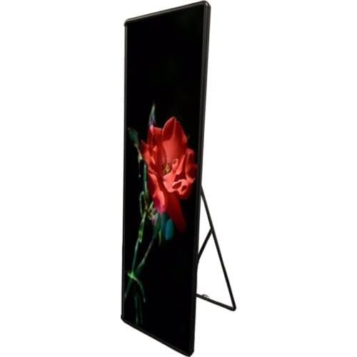 P2.5 High Resolution Indoor Mirror Floor Standing LED Display Video Board LED Poster Display Screen