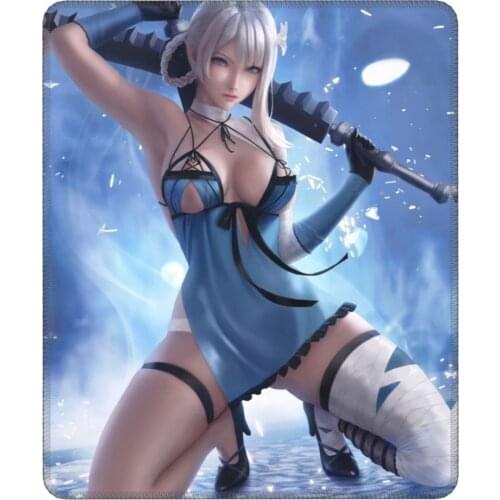Kaine Boobs Nier Replicant Remake 2021 Swords 3D Funny Mouse Pad Antislip Desk Mat Pads Natural Rubber PC Table Decoration Cover