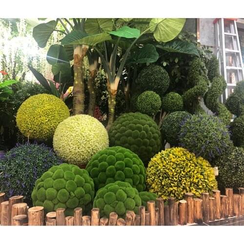1pc Artificial Moss Ball Decorative Photography Props Moss Ball Green Moss Decor for Home Hotel Garden Decoration
