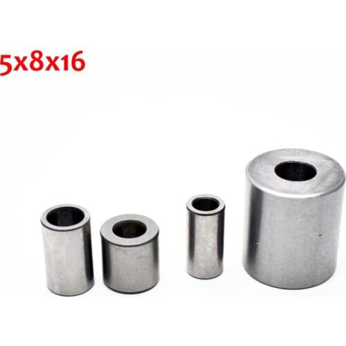 10 Pcs 5*8*16 OD 8MM ID 5MM Steel Drill Sleeve Brushing Drill Jig Bushes Precision Bearing