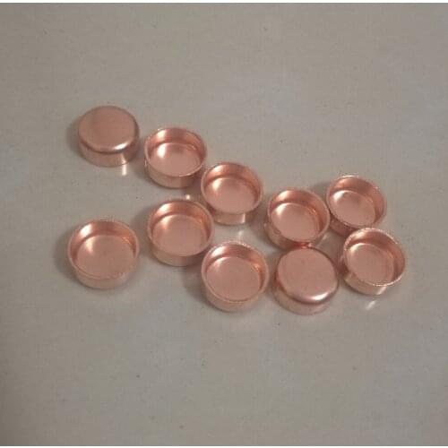 20 pcs, Head Inner diameter: about 10mm, Copper Pipe Cap Refrigeration Air condition Welding Pipe Fittings