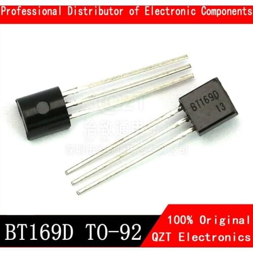 50pcs BT169D BT169 TO-92 Triacs Thyristor SCR 400V 9A 3-Pin SPT new original