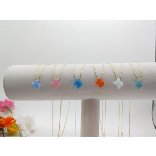 60pcs synthetic opal Texas necklace for a link to Pay(each color 10pcs) 5pcs silver+5pcs gold