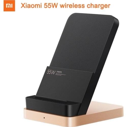 Xiaomi 55W Wireless Charger 55W Max Vertical air-cooled wireless charging Support Fast Charger For Xiaomi 10 Pro/Huawei Phone