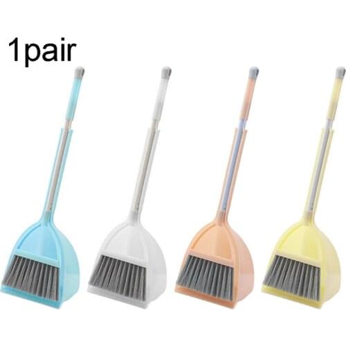 Kids Mini Broom Dustpan Set Toddlers Children Pretending Play Toys Household Cleaning Tool for Baby Girls Boys