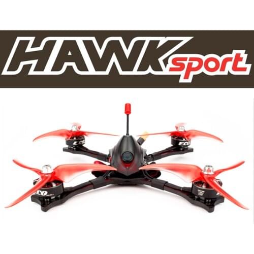 EMAX Hawk Sport 5 FPV Drone F4 MATEKF405 Flight Controller ECO 2207 Motor 35A 4in1 ESC CADDX Micro F2 Camera PNP BNF Version