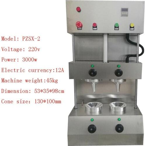 Hot Sale Desktop Pizza Cone Machine For Dessert Shop High Quality Pizza Cone Forming Machine
