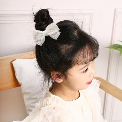 Lace Princess Headband For Girls Baby Headwear Baby Hair Bow Clips Lace Headbands Hair Accessories Spring Summer Cute Hair Clip