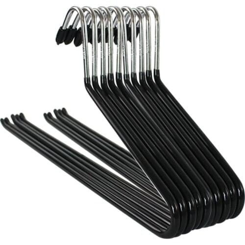 Metal Open-end Non Slip Slacks Pant Hangers Trouser Hangers Organizers Set TB Sale