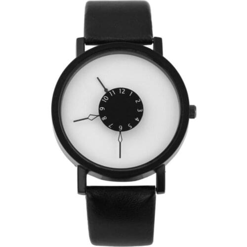 80%HOT Men Fashion ArabicS1 Number Round Dial Adjustable Strap Analog Quartz Watch Gift