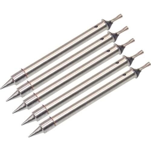 5Pcs USB Soldering Iron Tip Soldering Iron Tip for USB Powered 5V 8W Electric Soldering Iron Replacement