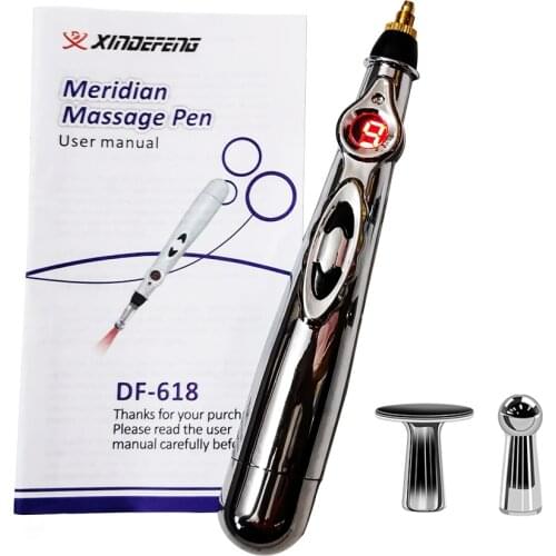 Newst Electronic Acupuncture Pen Electric Meridians Laser Therapy Heal Massage Pen Meridian Energy Pen Relief Pain Tools