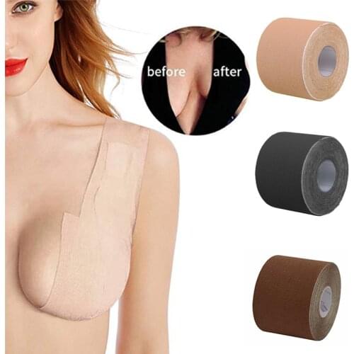 New Bra Lift Boob Tape Women Silicone Adhesive Strapless Sticky Bra Body Invisible DIY Breast Lift Tape Push Up Bra Dropshipping