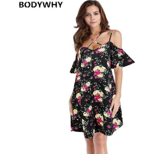2020 Summer New Hot Sale Womens Strapless Strapless Print Loose Dress Sexy Beach Dress Europe and America Free Shipping