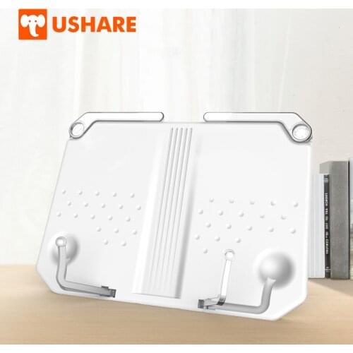 New Book Stand Shelf ABS Atril Libros Translucent Book Holder for Subjest Books Ipad Music Score Adjustable Bookends Stationery