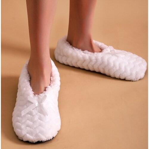 Osefu Cheap Dropship Shoes Slipper Womens Home Plush House Winter Warm Slippers Soft Sneakers Indoors Bedroom shoes