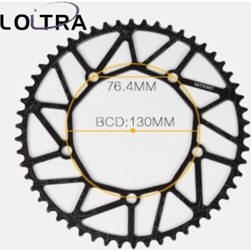 Chainwheel Litepro 130BCD 50T/52T/54T/56T/58T Chain Chainring CNC Lightweight Narrow Wide Single Wheel