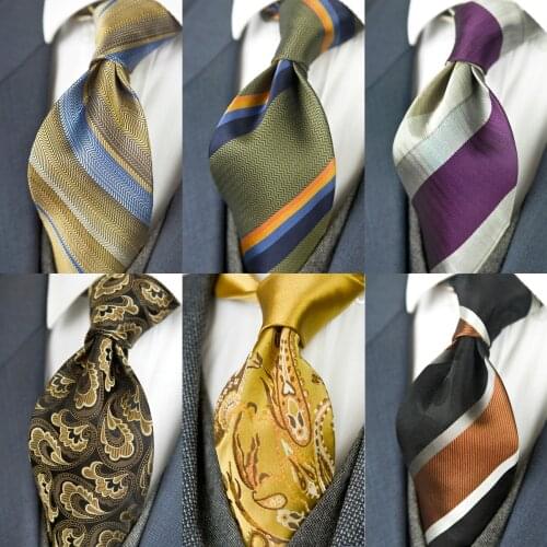 Paisley Patchwork Abstract Geometrical Multicolor Mens Ties Neckties 100% Silk Jacquard Woven Acceossories Free Shipping
