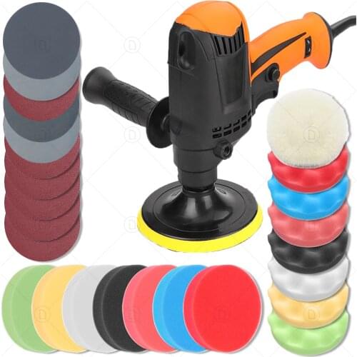 3Inch Car Polishing Disc Kit Polish Pad Car Polish Buffing Pad Abrasive Disc Sponge Foam Pads Polisher For Headlight Refurbish