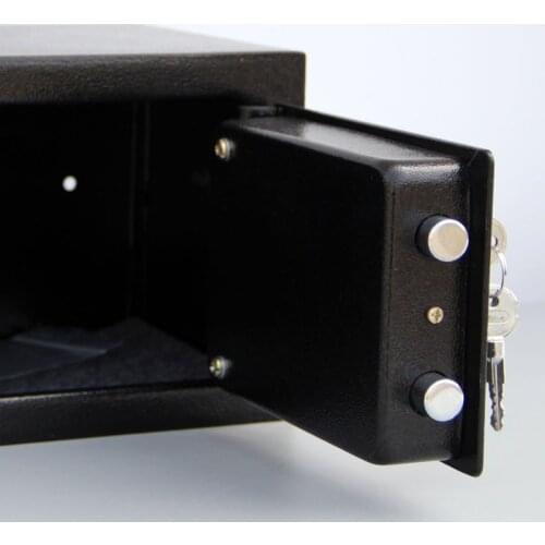 Hotel guest room safe, household small safe deposit box, mini wall safe deposit box, bedside table all-steel safe deposit box