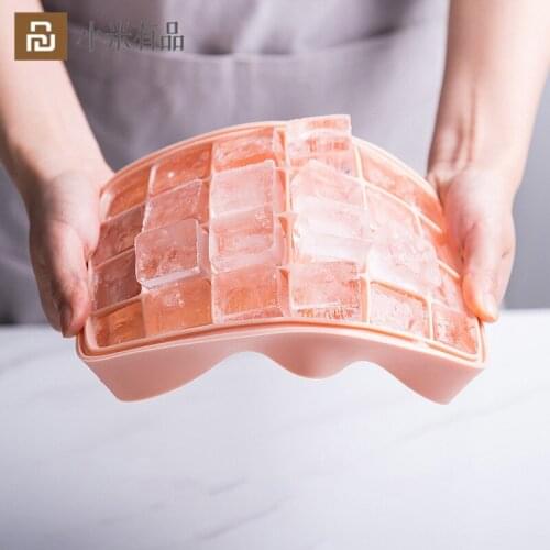 Youpin Silicone Ice Cube Moulds 36 Grid Easy-Release Square Shape Ice Cube Maker Mold Kitchen Bar Pub Wine Ice Maker Tools