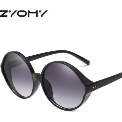Q Sunglasses Women Retro Glasses Driving Eyewear Unisex Sunglasses Vintage Gradient Color Lenses Men Shades Women Goggles Round