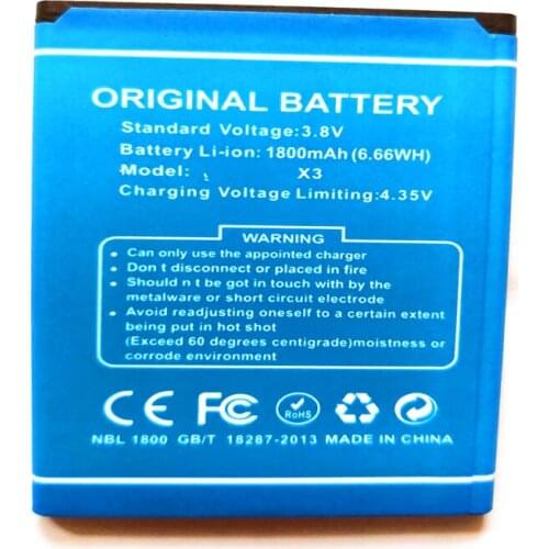 Replacement 100% Original High Quality 1800mAh Back-up Battery for x3 Mobile phone with phone stander