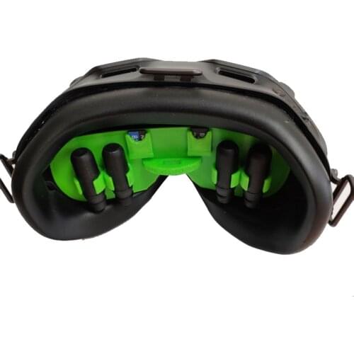 DJI FPV goggles protective 3D printed tpu protective lens sd card holder back flocking suitable for FPV drone dji fpv system