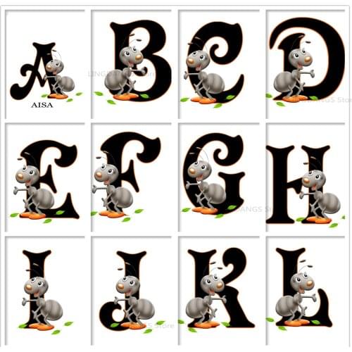 5d Diy Diamond Painting Custom Name Personalized Cartoon Animal Ant Diamond Mosaic Cross Stitch Full Drill Kits Home Decor Gift