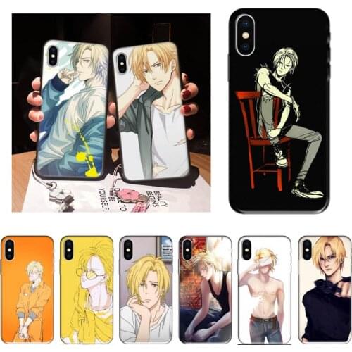 Zororong banana fish characters Ash Lynx Phone Case For iPhone 12 Mini 11 Pro XS Max X XR 7 8 Plus