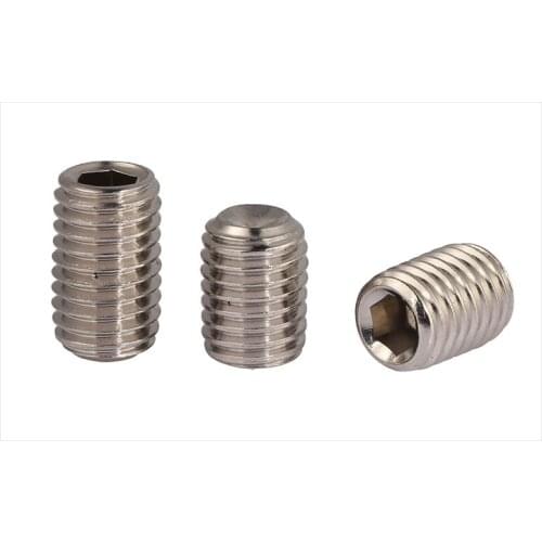 DIN916 304 stainless steel set screws Concave hex socket Chimi screw M6 M8 M10 M12 M14 M16 screw headless Top wire machine screw
