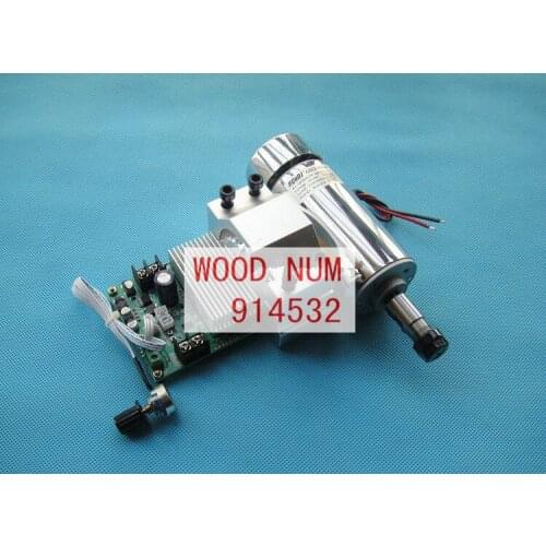 ER11 0.4KW 400W Air-cooling Cooled Spindle Motor+ Mach3 Speed Governor Regulator+52mm Spindle Fixture