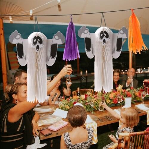 Halloween Ghost pendant hanging lantern Halloween Party Outdoor Home Garden Decoration