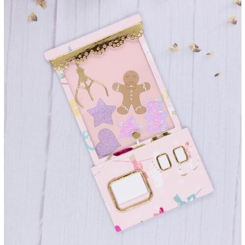 KSCRAFT Claw Machine Shaker Metal Cutting Dies Stencils for DIY Scrapbooking Decorative Embossing DIY Paper Cards