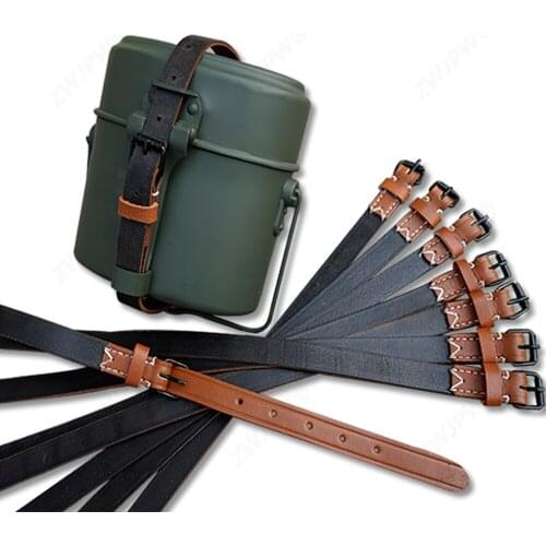 WWII WW2 MILITARY ARMY Lunch box leather strap only canteen leather strap no canteen