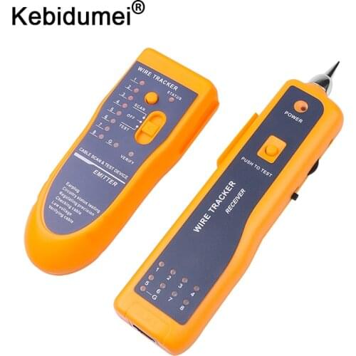 Kebidumei Multi Function Cable Tester Wire Tracker Detector Line Finder Wire Tracker Tracer Network RJ11 RJ45 Test Wholesale