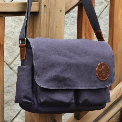 Mens Travel Crossbody Bag Canvas Men Briefcase Messenger Bags Vintage Handbags Casual Multifunction Tote Shoulder Bags X152C