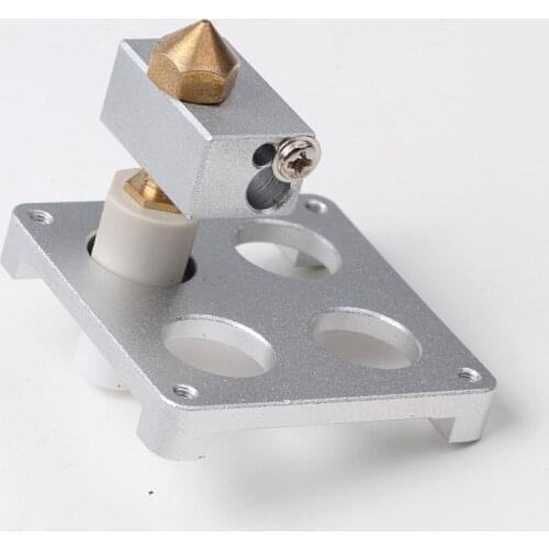 3D printer kit UM Original Hot end pack with heater block +Peek Isolator+Hot End Isolator Tube+Holder 0.4mm/3mm