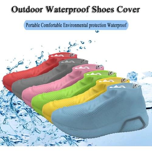 2020 New Reusable Non-Slip Shoes Covers Waterproof Silicone Shoe Cover Outdoor Rain Overshoes S/M/L Shoes Accessories