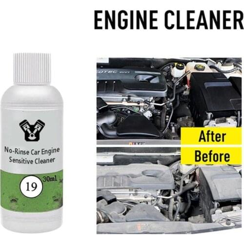 30/50ml Engine Cleaner No-rinse Car Engine Sensitive Cleaner Removes Engine Compartment Grease Decontamination