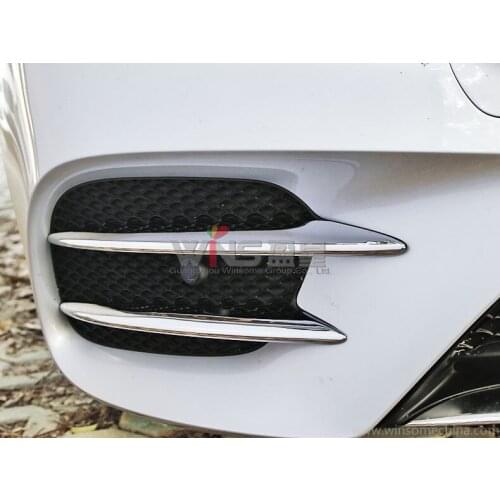 Front Side Grille Decorative Trim For Mercedes Benz E Class W213 2017 2018 Car chrome Styling Accessories