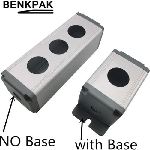 1 2 3 4 5holes 16mm/19mm/22mm waterproof Aluminium Alloy Metal Push Button Switch box with Outdoor power control Box