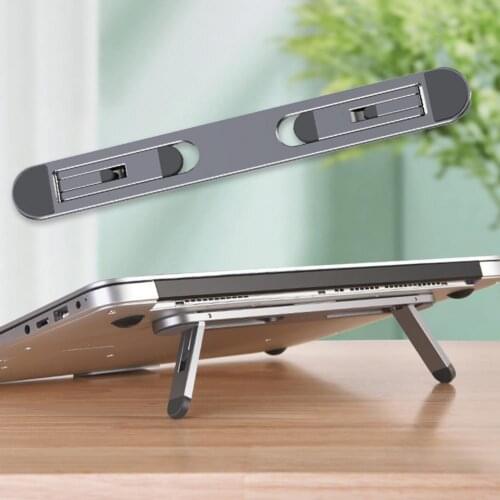 Notebook Riser Portable Strong Bearing Capacity Foldable Desk Tablet Holding Stand for Office