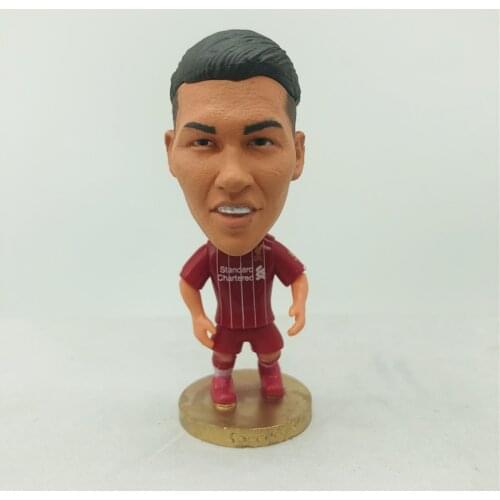 Soccerwe 2.55" Height Soccer Star Doll LIV 9# Firmino Figures 2020 Red Kit Collections Toy Gift