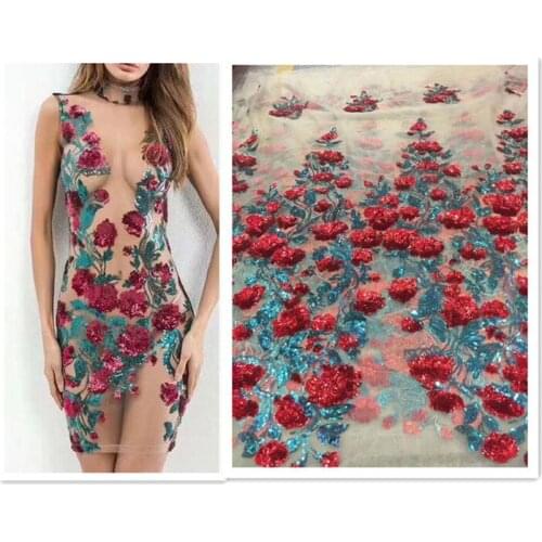 Best quality sequins African Tulle embroidered Lace Fabric African net Lace Fabric JRB-19179 for wedding dress