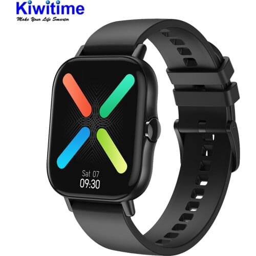 KIWITIME DTX2 DTX 2 1.78 inch Smart Watch Full Touch Blood Pressure Heart Rate Monitor Smartwatch Wristband for Android IOS